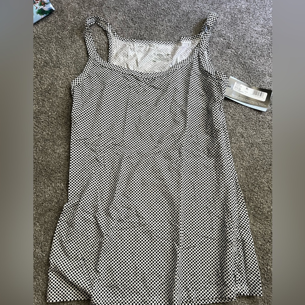 Jockey Black and white Dot Tank Top NWT Size M